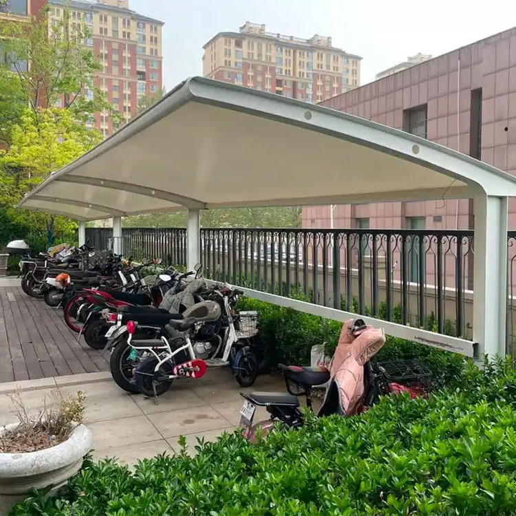 福清县膜结构电动车棚